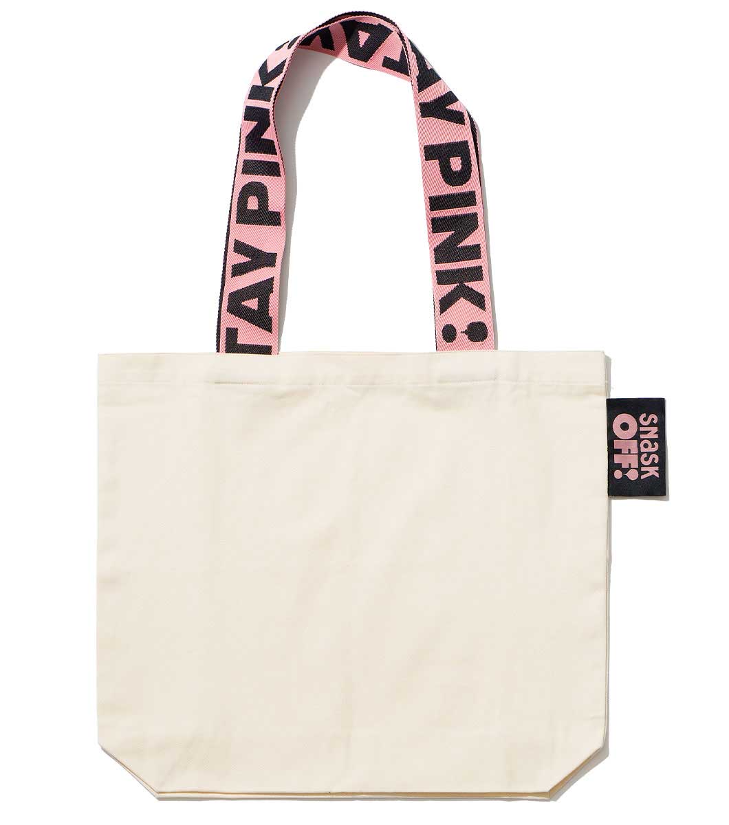Image of Stay Pink Strap Bag White